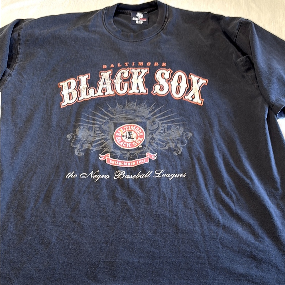 Vtg Baltimore Black Sox Negro League Baseball 2XL T-shirt by Big Boy Gear , $17